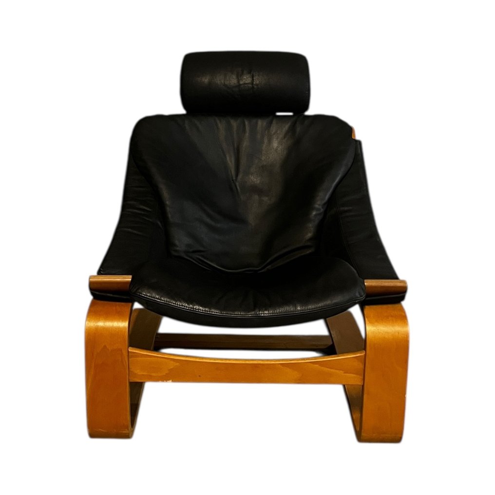 Ake Fribyter - Pihenőágy - Fa, Bőr - Nelo Bentwood Relax szék #3.2