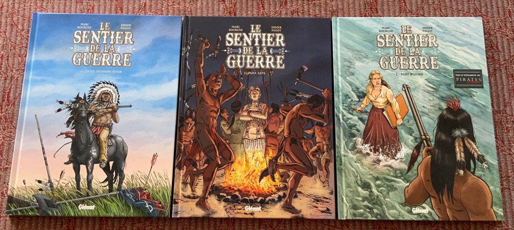 Le Sentier de la guerre T1 à T3 + L’ Apache & la Cocotte T1 + T2 - Séries complètes - 5x C - 5 Album - First edition - 2016/2021 #1.0