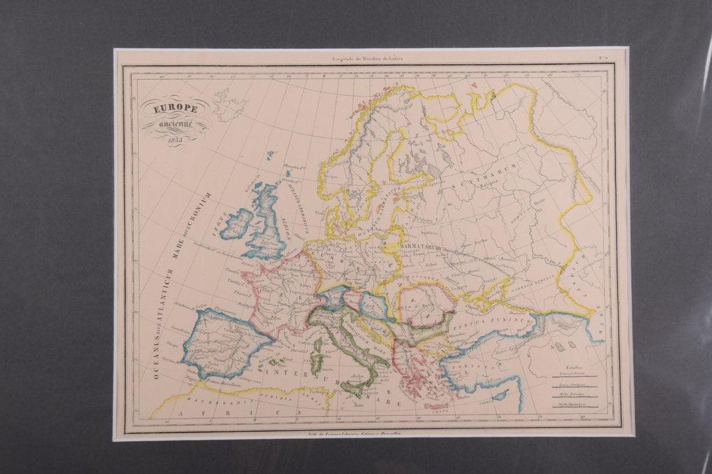 Europe - Europe; Lejeune libraire Editeur de Bruxelles - Europe Ancienne 1833 - 1821-1850 #2.1