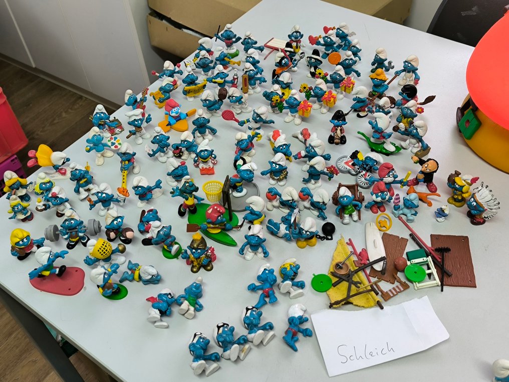 Schleich,Bully,West Germany - Φιγούρα - Schlümpfe Sammlung  (191) - Πολυβινυλοχλωρίδιο #2.1