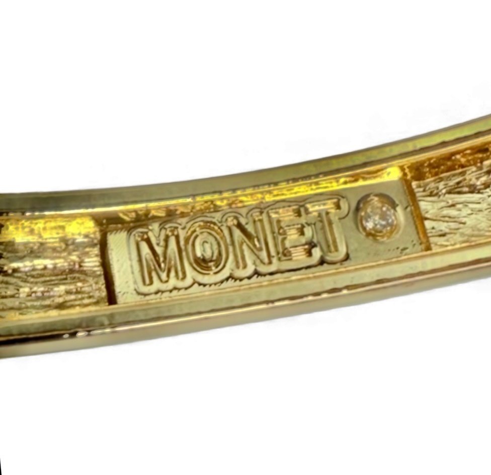 Monet - 全新“Hollywood Glam” 2025 MONET 水晶镀金手镯 - 手镯 #3.2