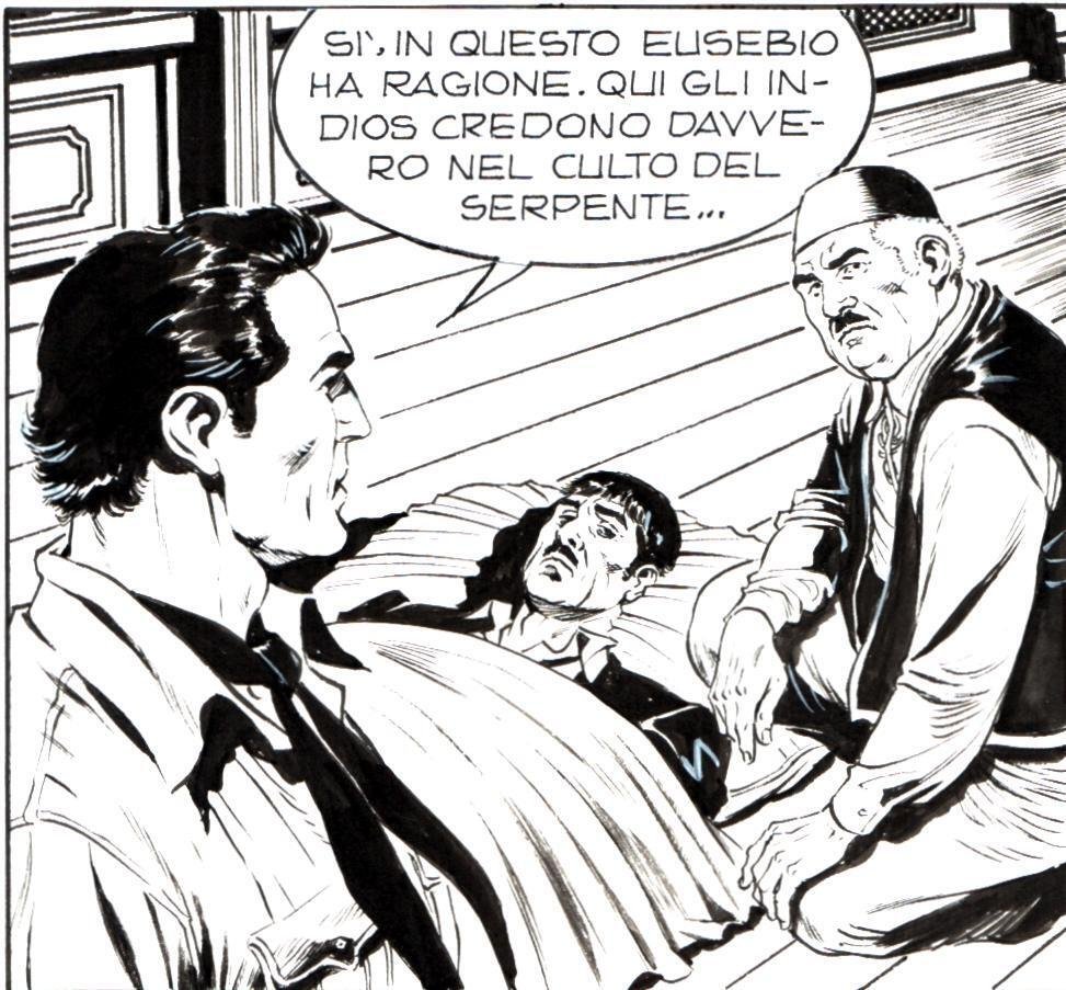 Piccinelli, Alessandro - 2 Original page - Tex #650 - "I misteri di villa Diago" - 2014 #2.1