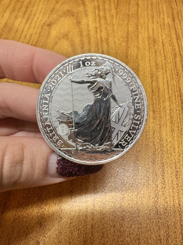 Ηνωμένο Βασίλειο. 2 Pounds 2021 Britannia, 1 Oz .999 (χωρίς τιμή ασφαλείας) #1.0