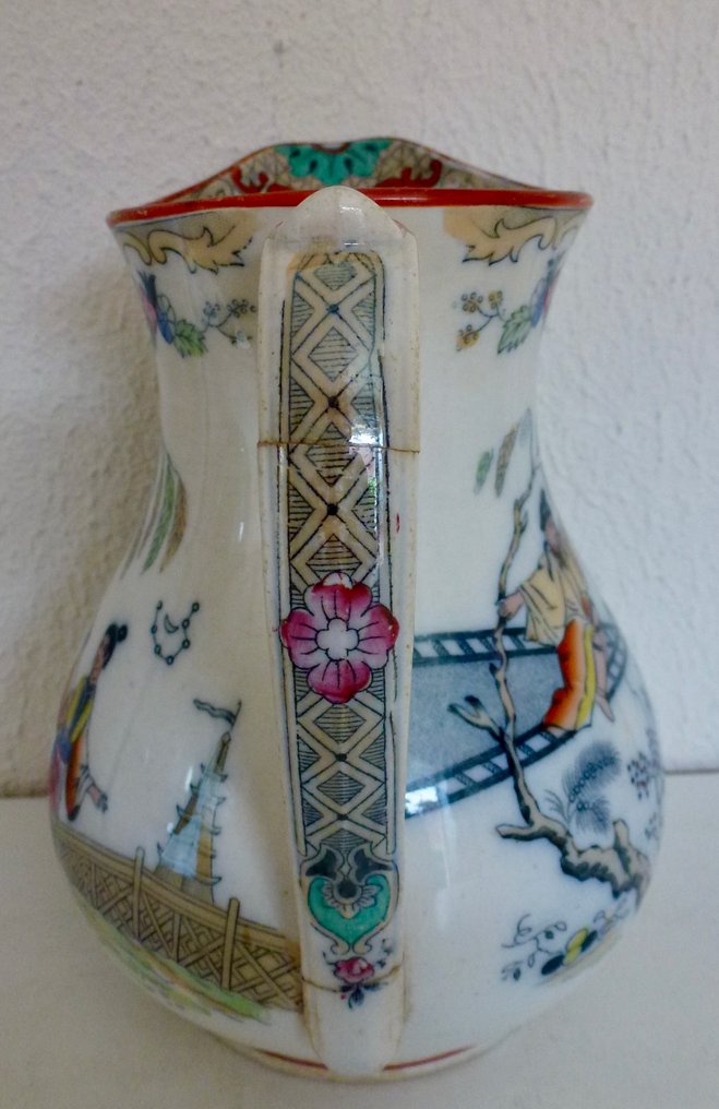 Keramis Boch, Petrus Regout - Timor - Σετ μπολ (4) - (Spoelkommen) - Πορσελάνη - Kan - Υποδοχέας ποτηριού #4.3