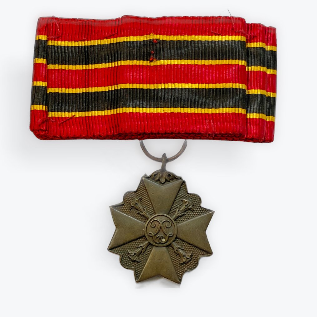 Βέλγιο - Στρατιωτικό μετάλλιο - Στοιχεία διακόσμησης ανεβασμένα σε διοικητή. #2.1