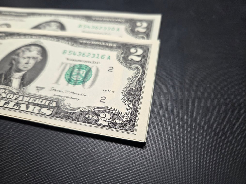 Verenigde Staten van Amerika. - 15 x 2 Dollars - 2017 A - consecutive 316 (Zonder minimumprijs) #2.1