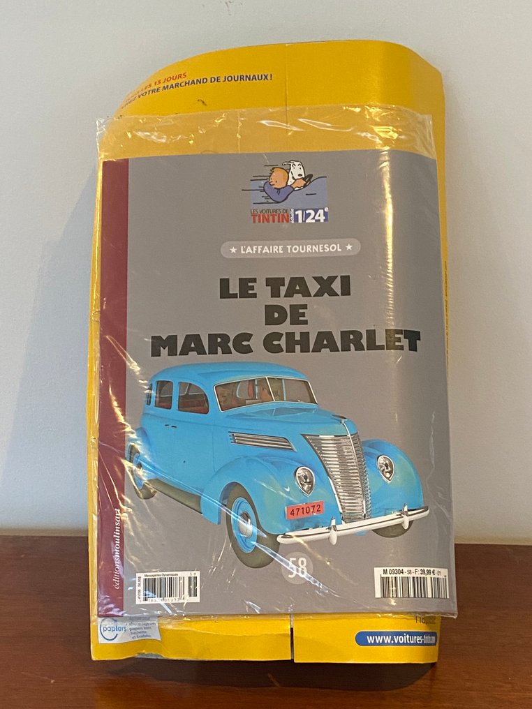 1:24 - Model kit - L’Affaire Tournesol - Le Taxi de Marc Charlet / Hergé Moulinsart #4.3