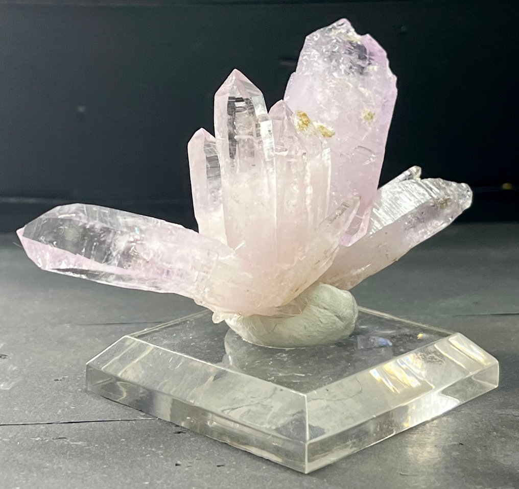 Rose quartz Crystal - Height: 4.5 cm - Width: 9 cm- 70 g - (1) #3.2