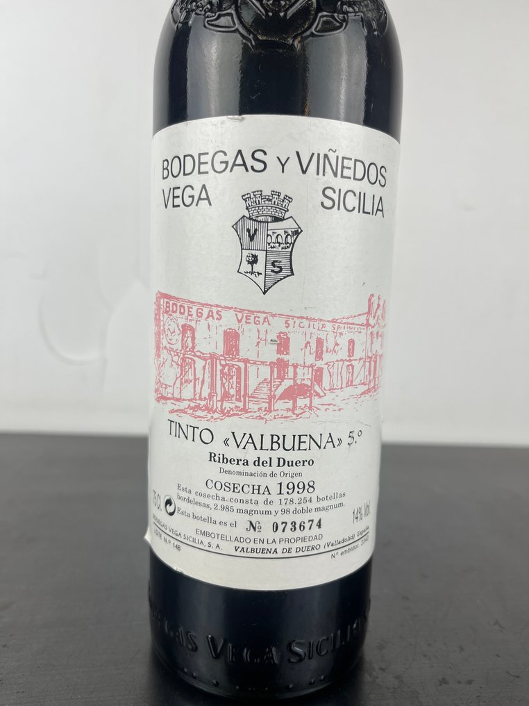 1998 Vega Sicilia, Tinto Valbuena 5 Año - Ribera del Duero - 1 Butelka (0,75 l) #2.1