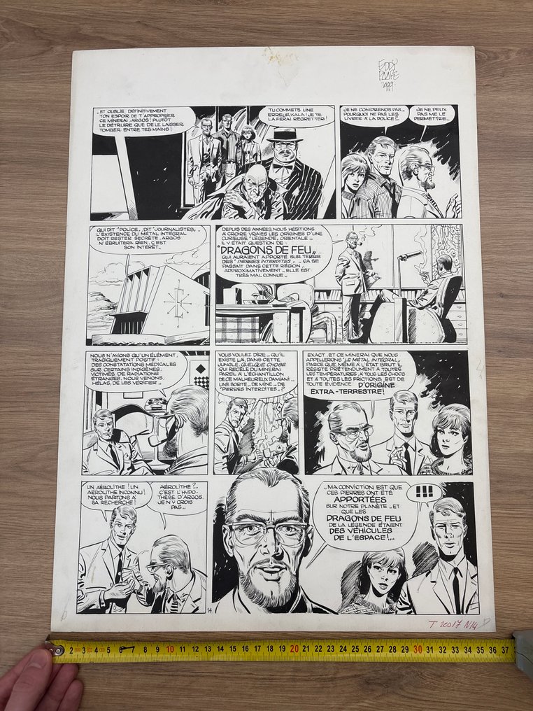 Paape, Eddy - Original page - Luc Orient - Les Dragons de Feu - 1969 #1.0