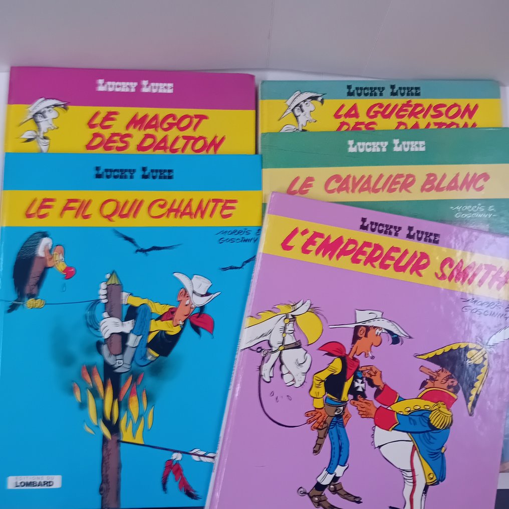 Lucky Luke T43 à T47 - 5x C - 5 Album - Πρώτη έκδοση - 1975/1980 #1.0