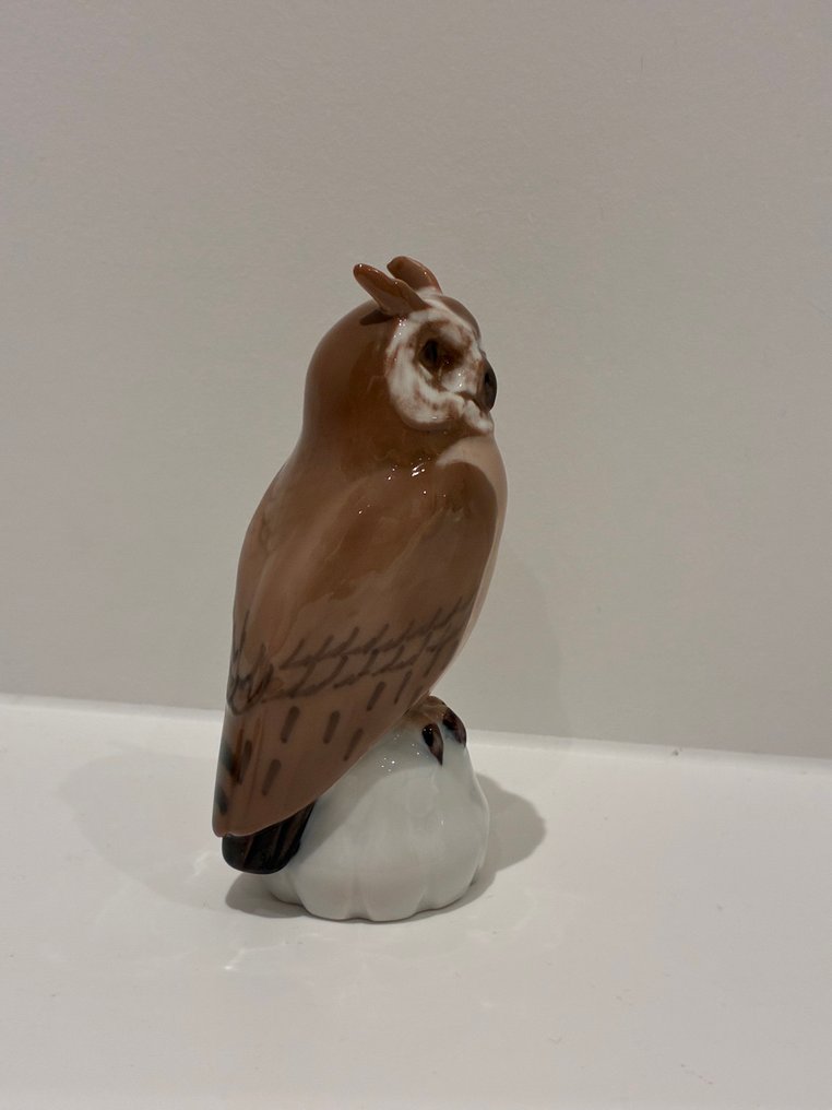 Bing & Grondahl - Figura - horned owl - Porcelán #4.3