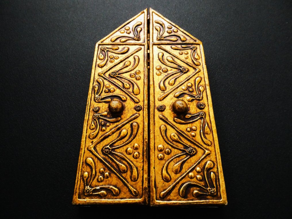 Icon - Adoration of the Christ Child / Christmas Triptych - Gilded - Triptych Icon Worship #2.1