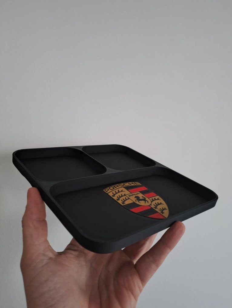 Organizator de birou în stil Porsche – Decor premium pentru birou auto - Porsche #1.0