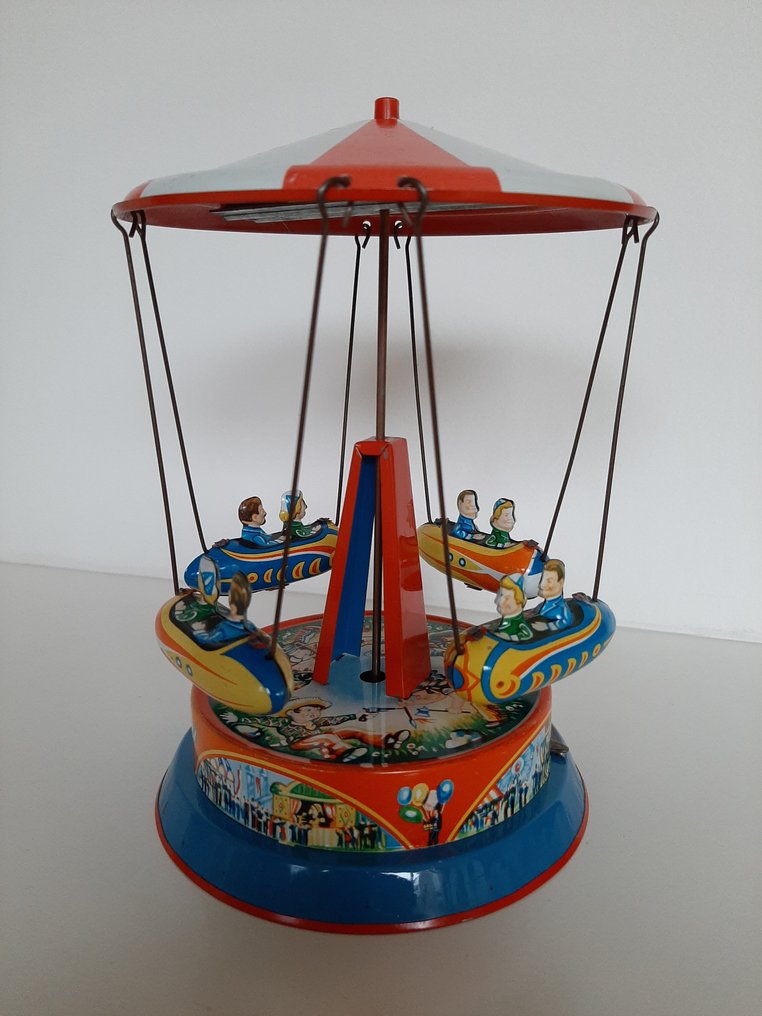 B&S - Tin toy - Carousel - 1950-1960 - Germany #1.0