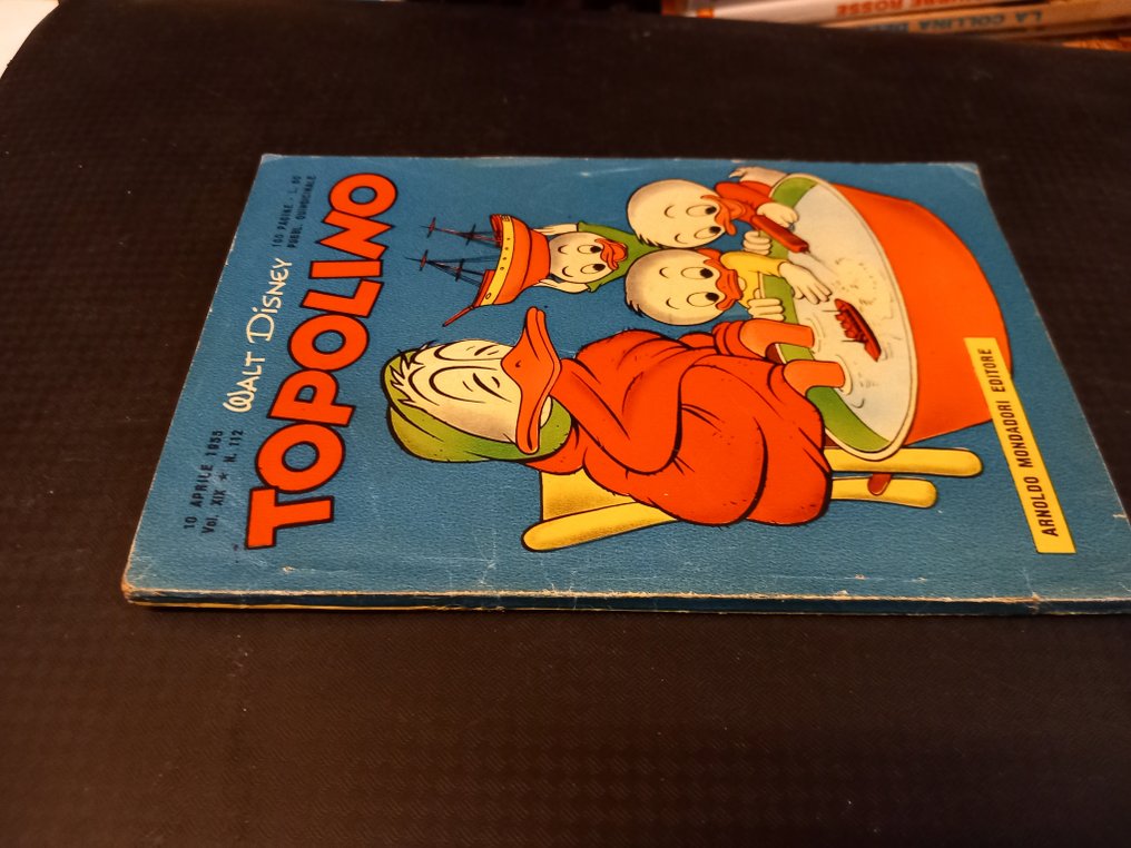 Topolino n. 112 - con bollino club ,  giochi non compilati - 1 Comic - First edition - 1955 #2.1