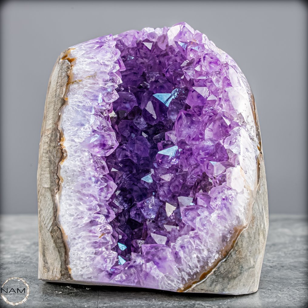 Fantasztikus ametiszt geód – Ragyogó mélység és természetes tökéletesség- 973.37 g #1.0