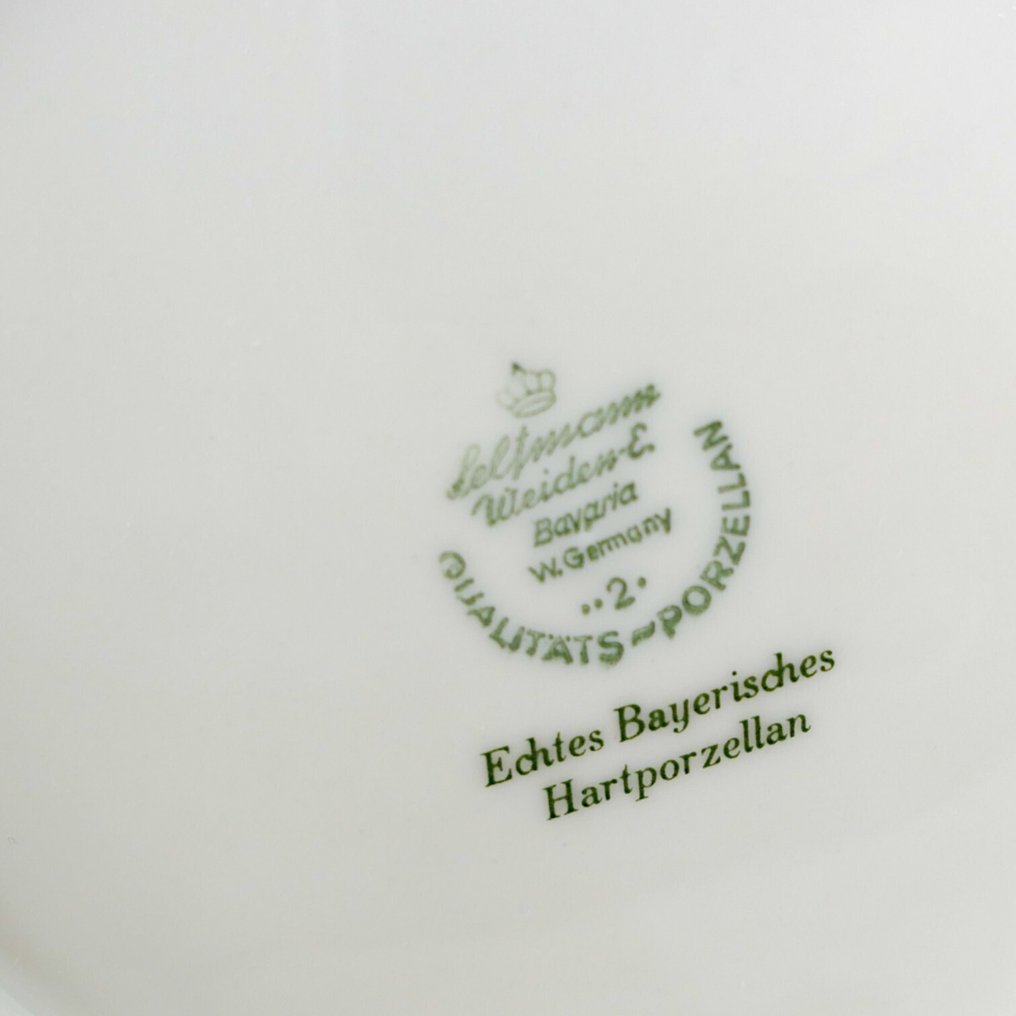 Seltmann Weiden Bavaria - 成套餐具 (28) - mod. "Knightsbridge" 蓝色钴蓝色，采用真正的巴伐利亚硬瓷，1970年代 - 奶油色陶器 - Profilo Oro Zecchino 24K #4.3