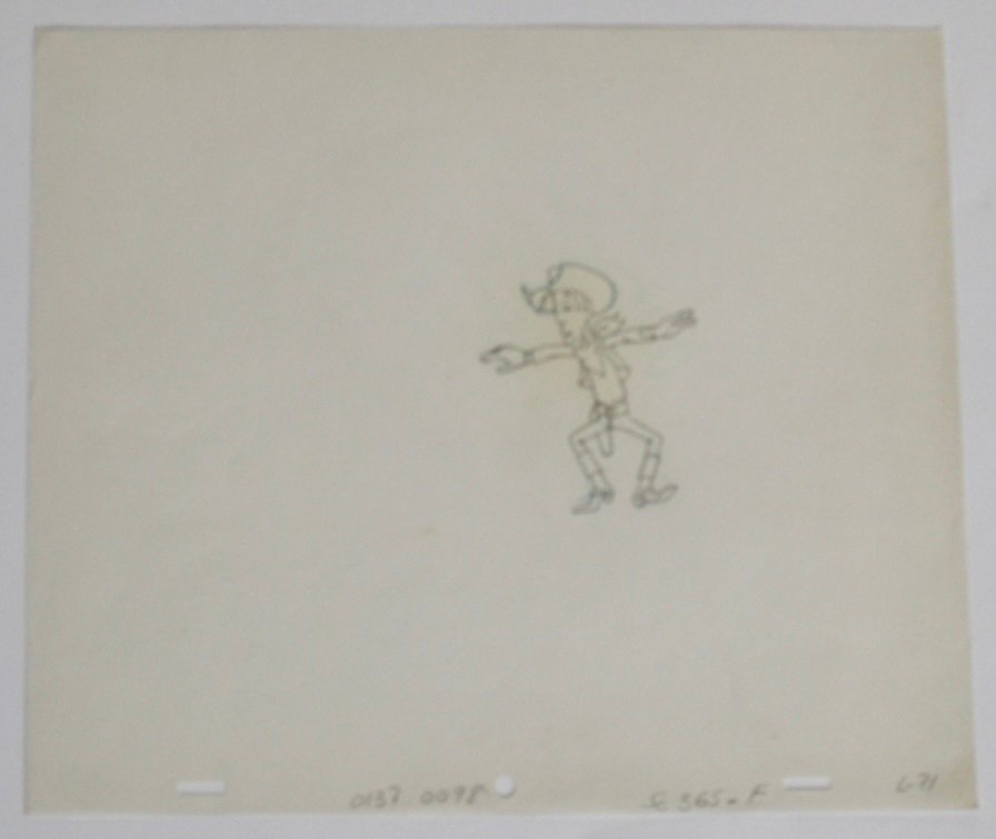 " LUCKY LUKE " Σχέδιο παραγωγής αρχικής κινούμενης εικόνας. - with COA - Morris - 1984 #4.3