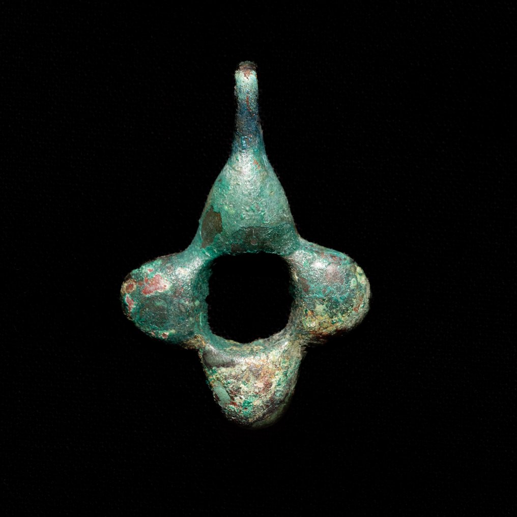 Era Viking Bronze Amuleto – Forma de Trevo - 34 mm (Sem preço de reserva) #2.1