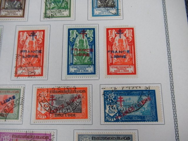 法兰西印度群岛  - 自由法国，精彩的邮票收藏 #4.3