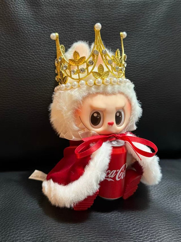 Pop Mart  - Παιχνίδι φιγούρα Labubu The Monsters Coca Cola Series Happy Factor Vinyl Plush Figure #1.0