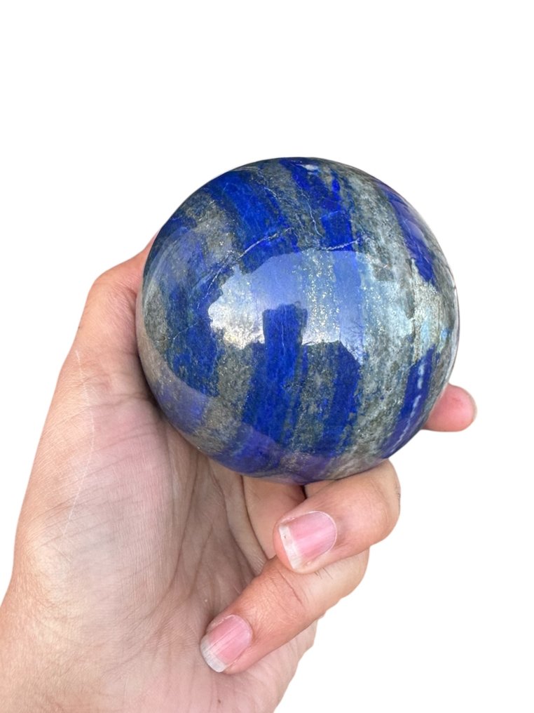 Lapis Lazuli af høj kvalitet Sfære- 1235 g - (1) #1.0