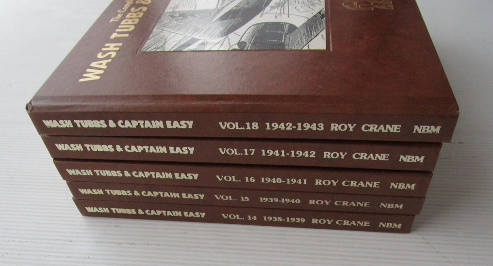 Wash Tubbs and captain Easy #14-18 - deluxe edition - 5 Album - First edition - 1990/1992 #1.0