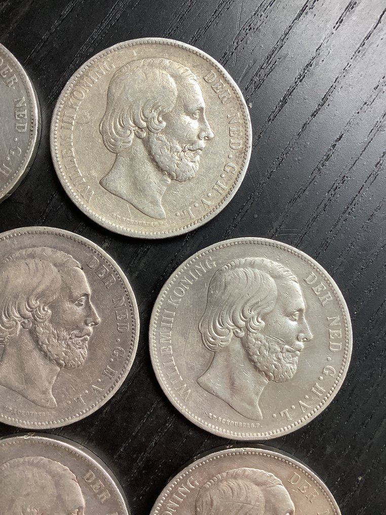 Nederland. Willem III. 2 1/2 Gulden 1864-1874 (Zonder minimumprijs) #2.1