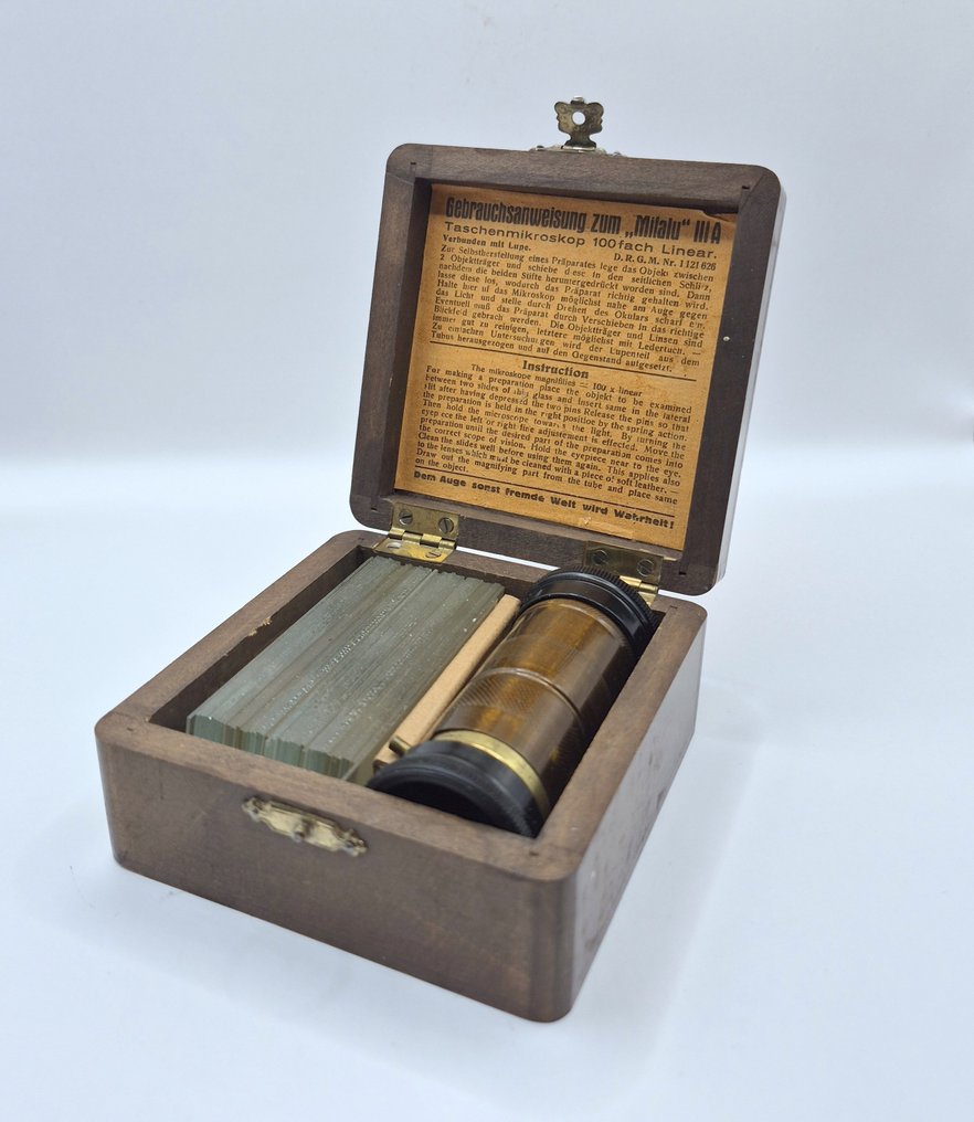 mikroskop kieszonkowy - Mifalu III A - ok. 1900–1930 - Niemcy - Mifalu #2.1
