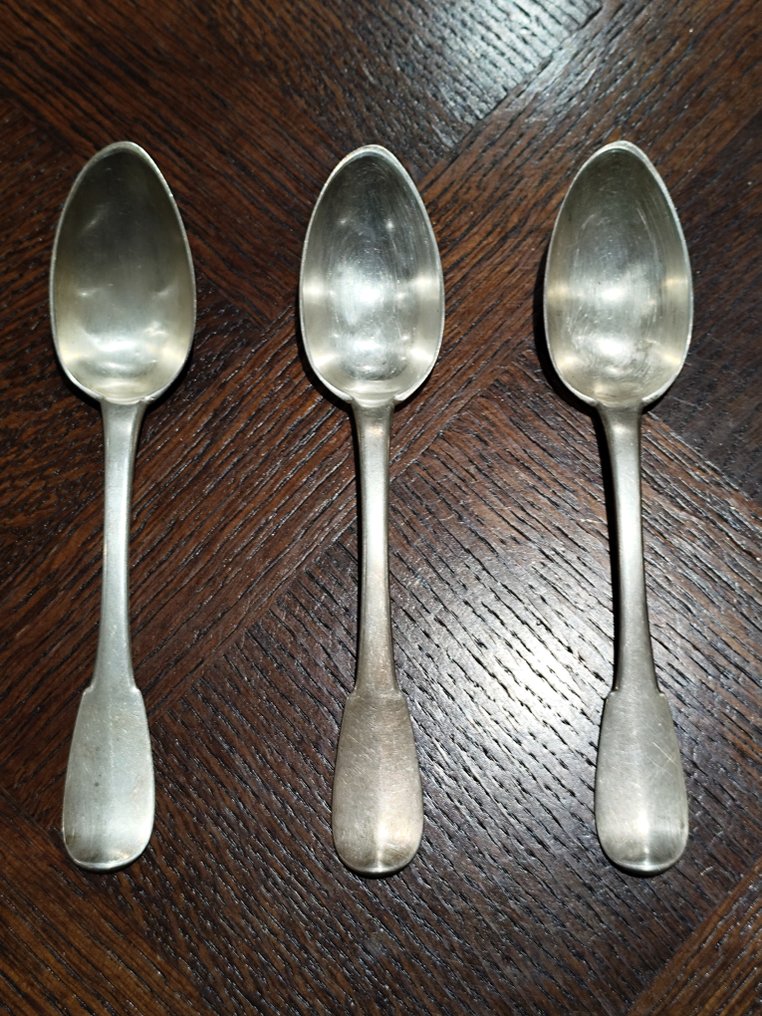 Lepel (3) - Frans klassiek / 19e eeuw - .950 zilver #1.0