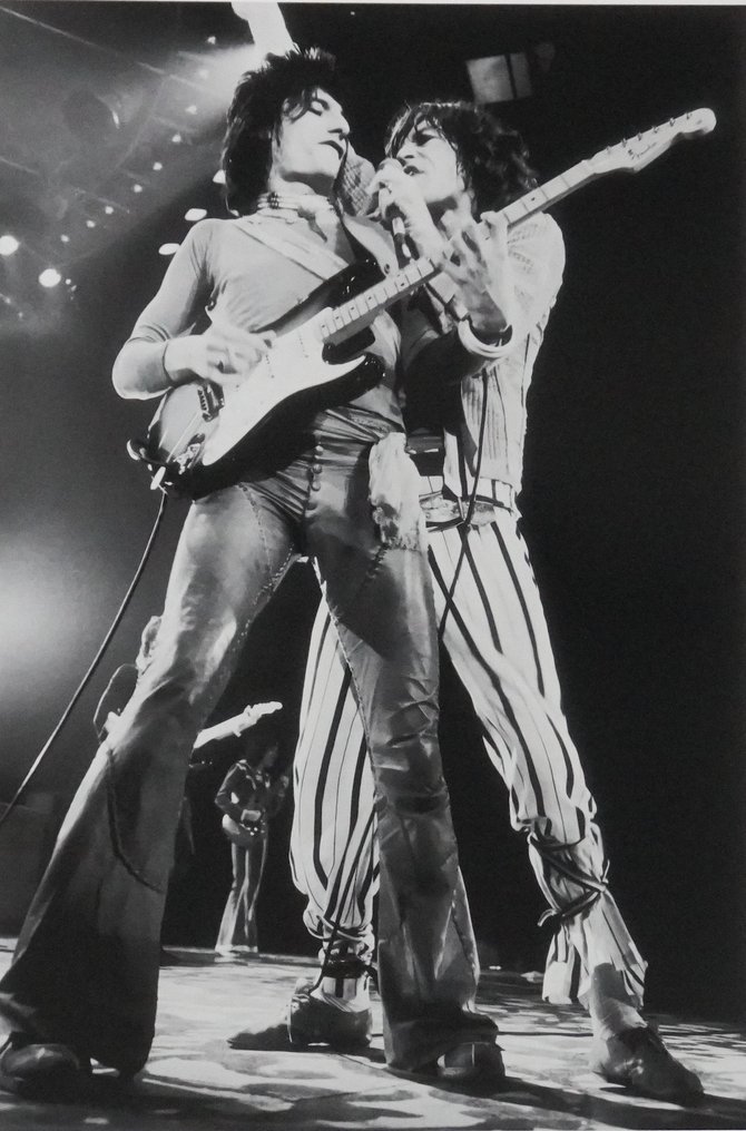 The Rolling Stones - Mick Jagger & Keith Richards - Fine Art Photography - XL 42x30 cm - Limited Edition 01/20 - Gallery Stamp & Curator Signature - Collector - No Reserve #1.0