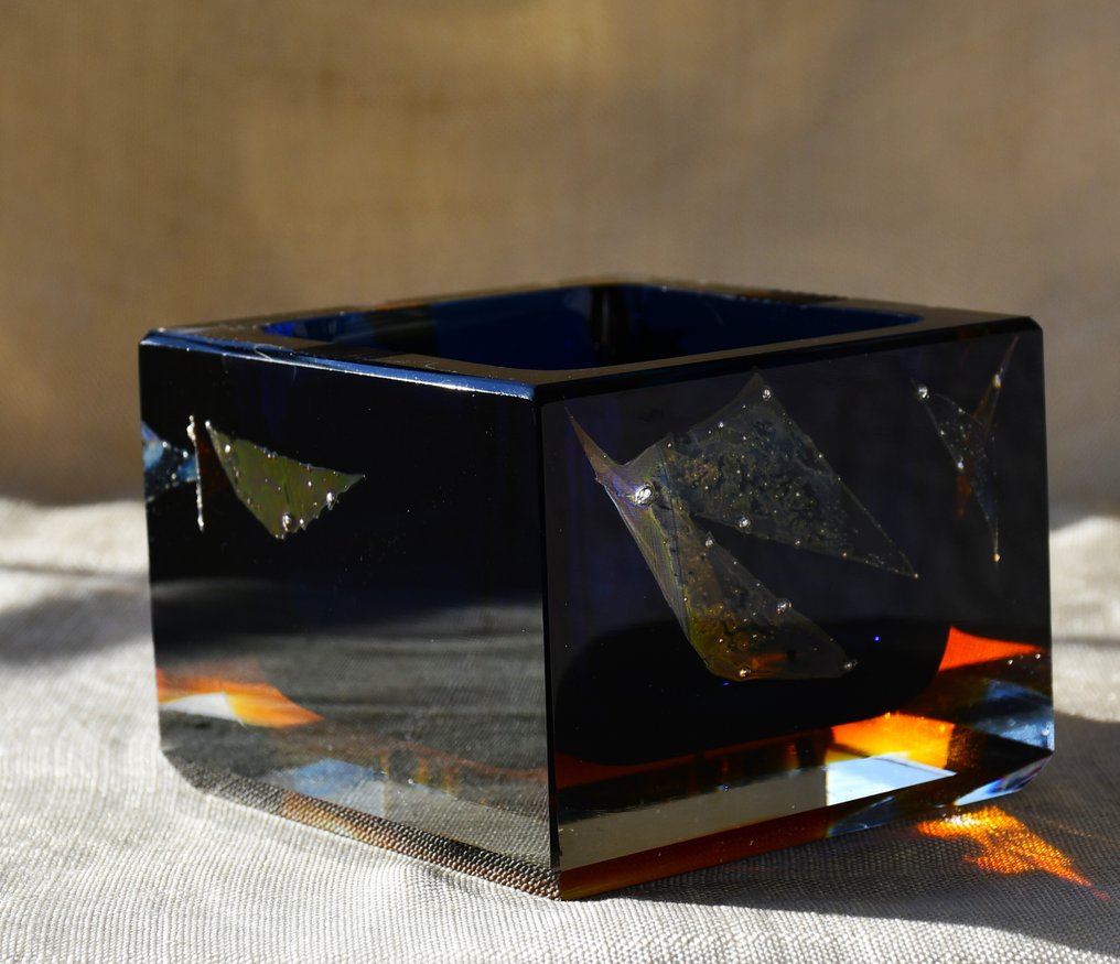 Exbor Studios - Pavel Hlava - 花瓶 (2) -  夜空 - 彩色玻璃 #4.3