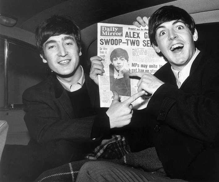 Archief The Daily Mirror - Paul makes the front page, 13 November 1963. #1.0