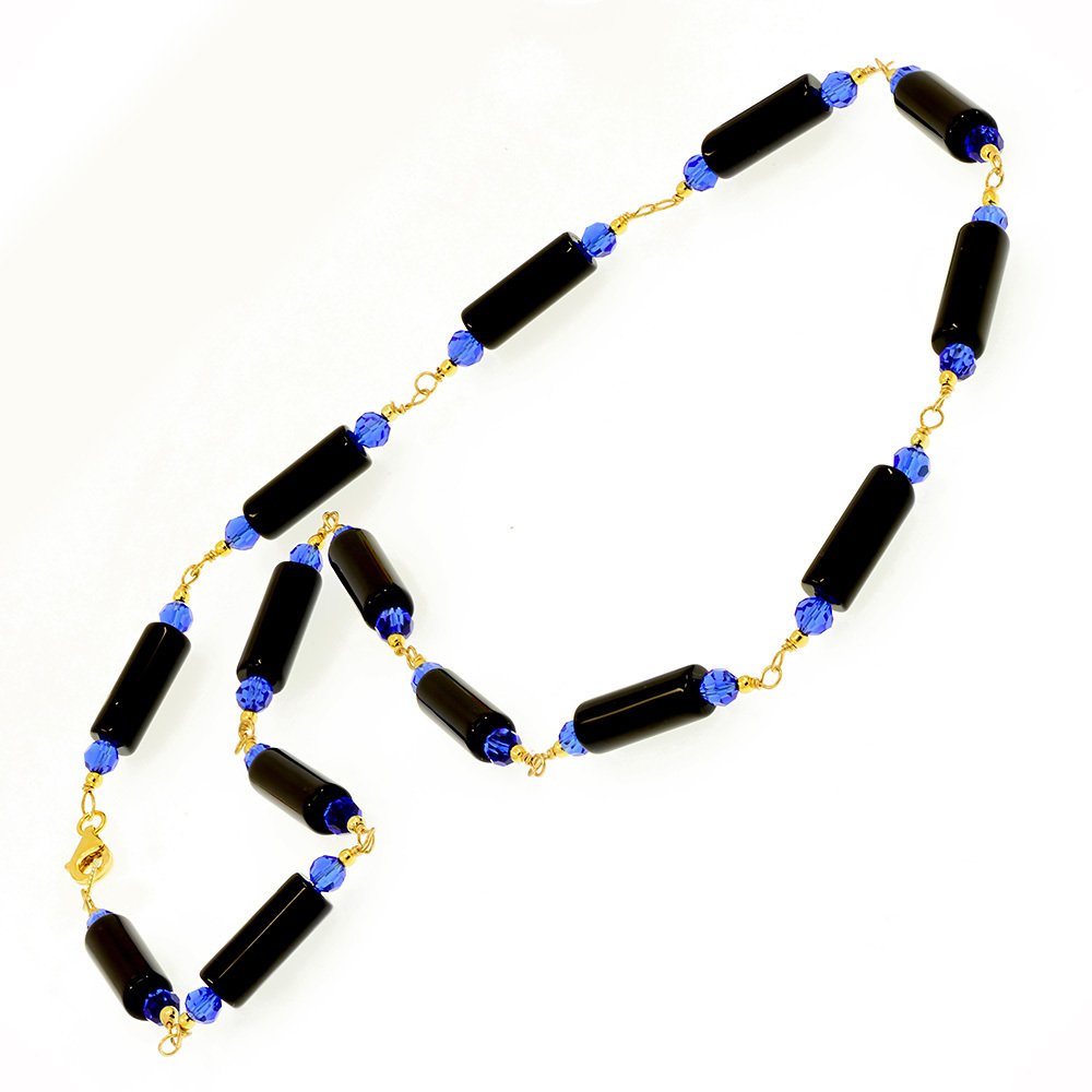 Onyx - Silver - Necklace #2.1