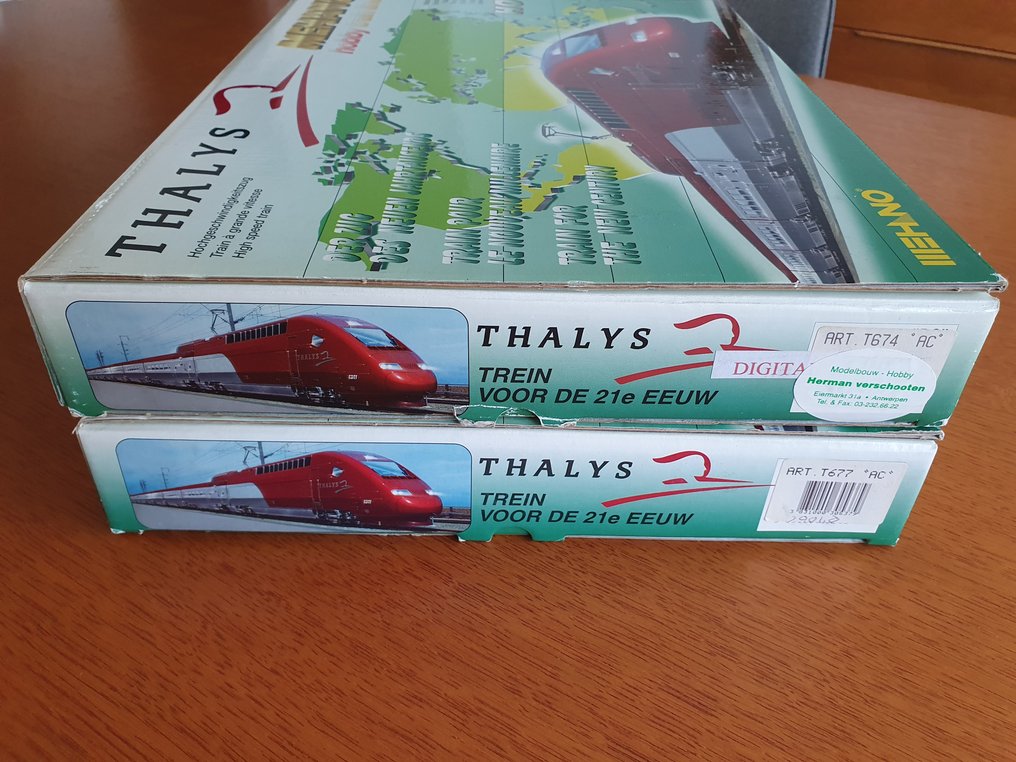 Mehano H0 - T674 en T677 - Set di treni (1) - Zevendelige Thalys - Thalys International #1.0
