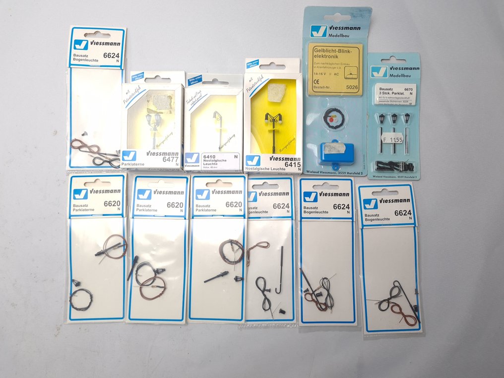 Viessmann N - Modeltog belysning (12) - Gadebelysning skala N #1.0