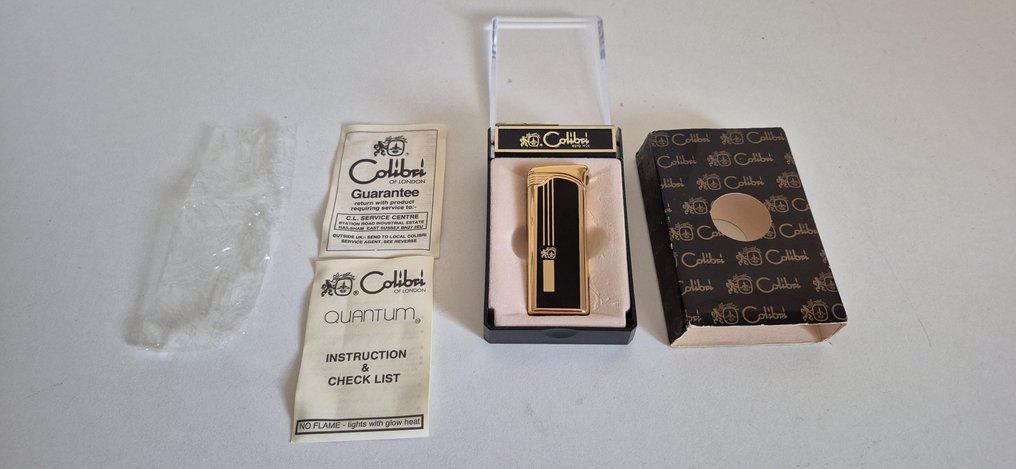 Collibri - Quantum - No reserve price - Pocket lighter - Gold-plated, Enamel #1.0