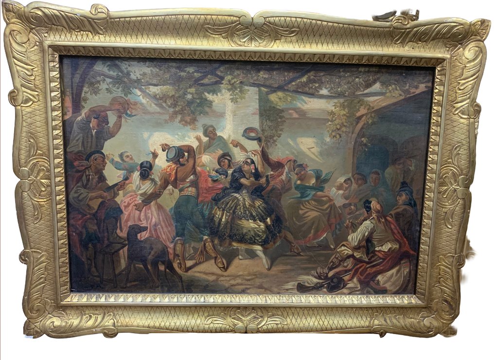 Scuola spagnola (XIX-XX), da Pierre François Eugène Giraud - La Posada #1.0