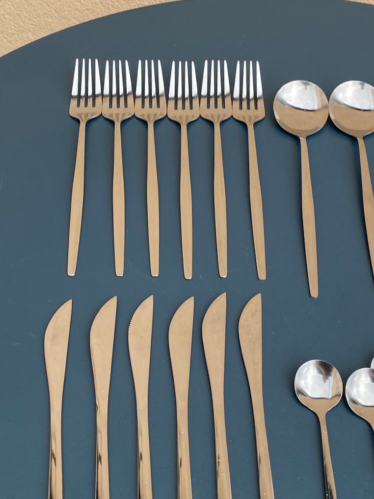 NO RESERVE price! - Juego de cubiertos (30) - Acero, inox - Juego de cubiertos para 6 personas. #4.3