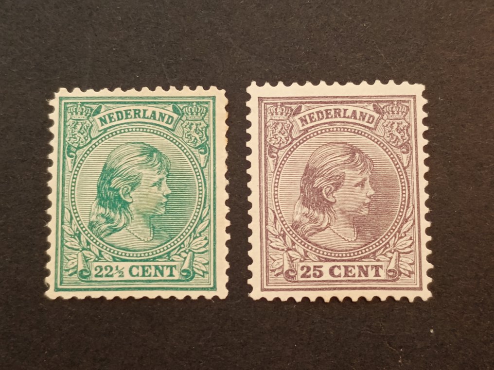 Netherlands 1891 - Princess Wilhelmina - Nvph 41 & 42 #1.0