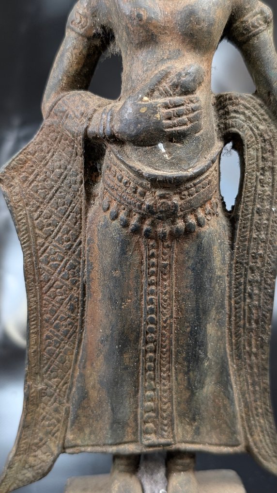 Bronzen Bagan Boeddhabeeld - 塑像 - 缅甸  (没有保留价) #2.1