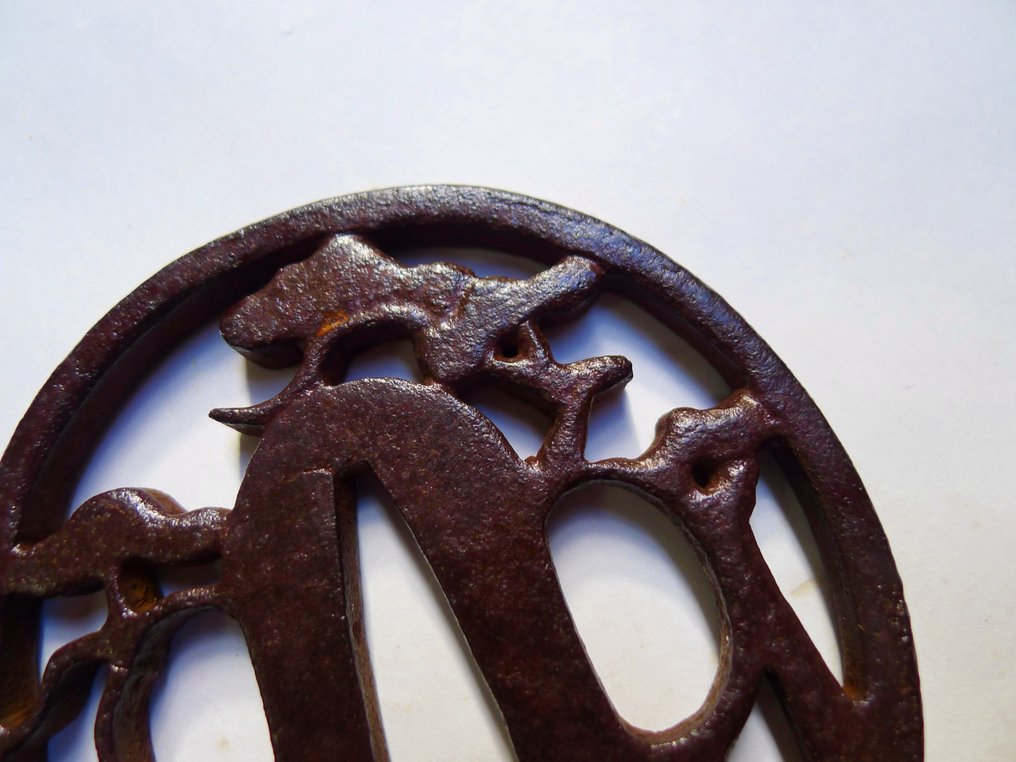 美丽的松树，大铃铛图案的透雕铁甲 - 日本 #4.3