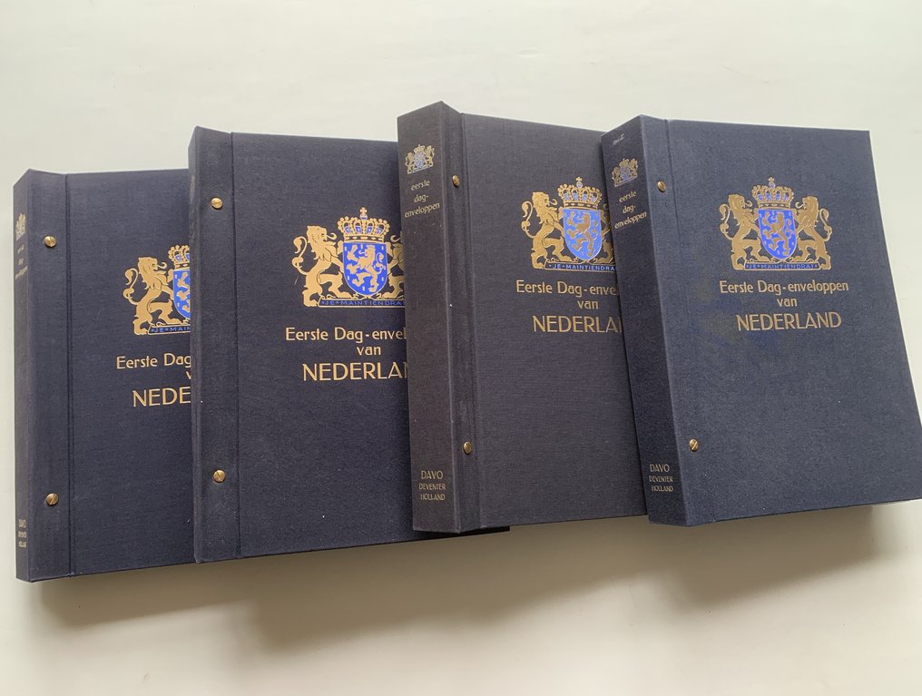 荷兰 1953/2005 - 在4个 DAVO 相册中的 FDC 收藏 #1.0
