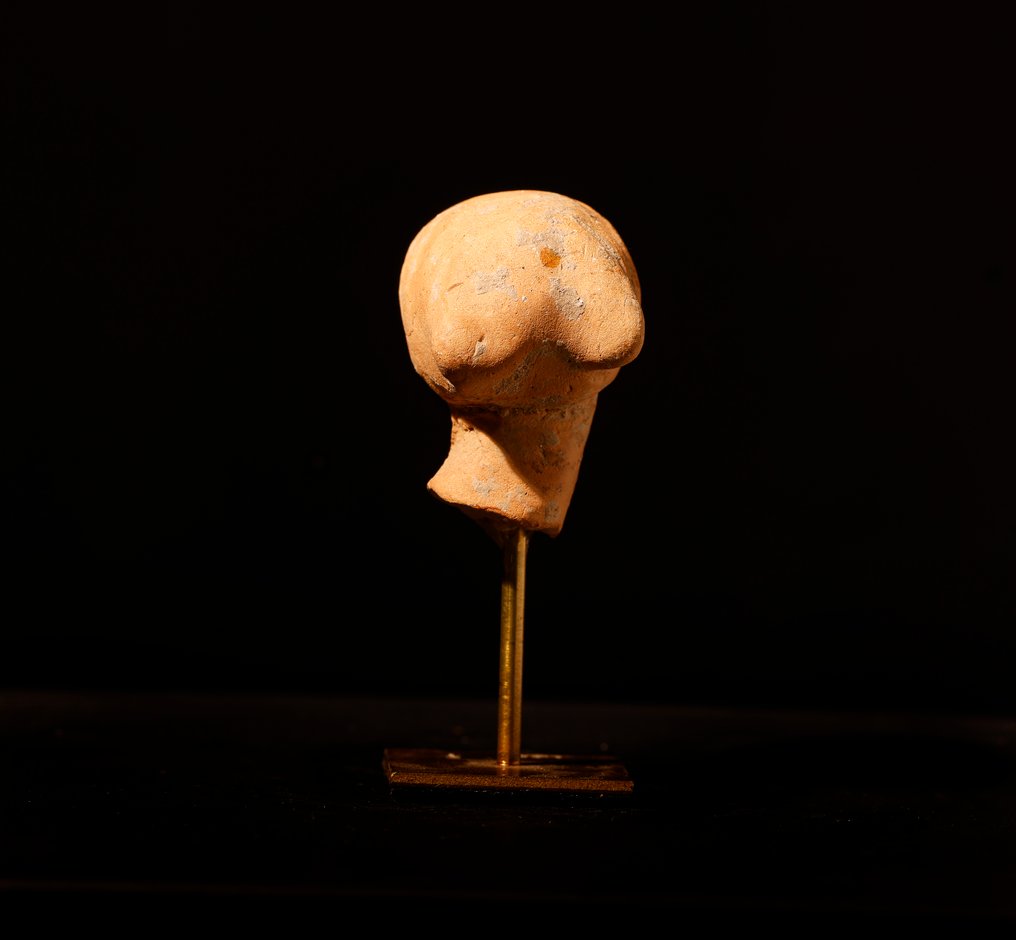 Oldtidens Hellas terrakottahode av kvinne - 3.5 cm #4.3