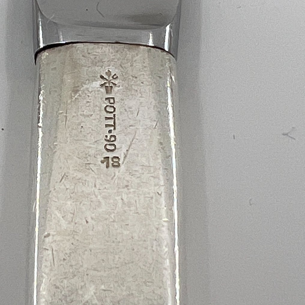 Pott - Servizio di posate per 12 (12) - .800 argento - Design: Carl Pott, 1952 #3.2