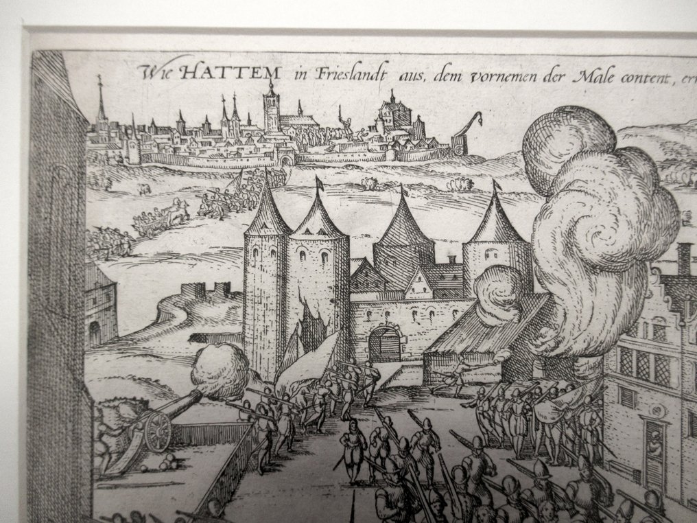 Alankomaat - Hattem; Michael Aitzinger - Wie HATTEM in Frieslandt aus, dem vornemen  der Male content, errettet wirt - 1618 #2.1