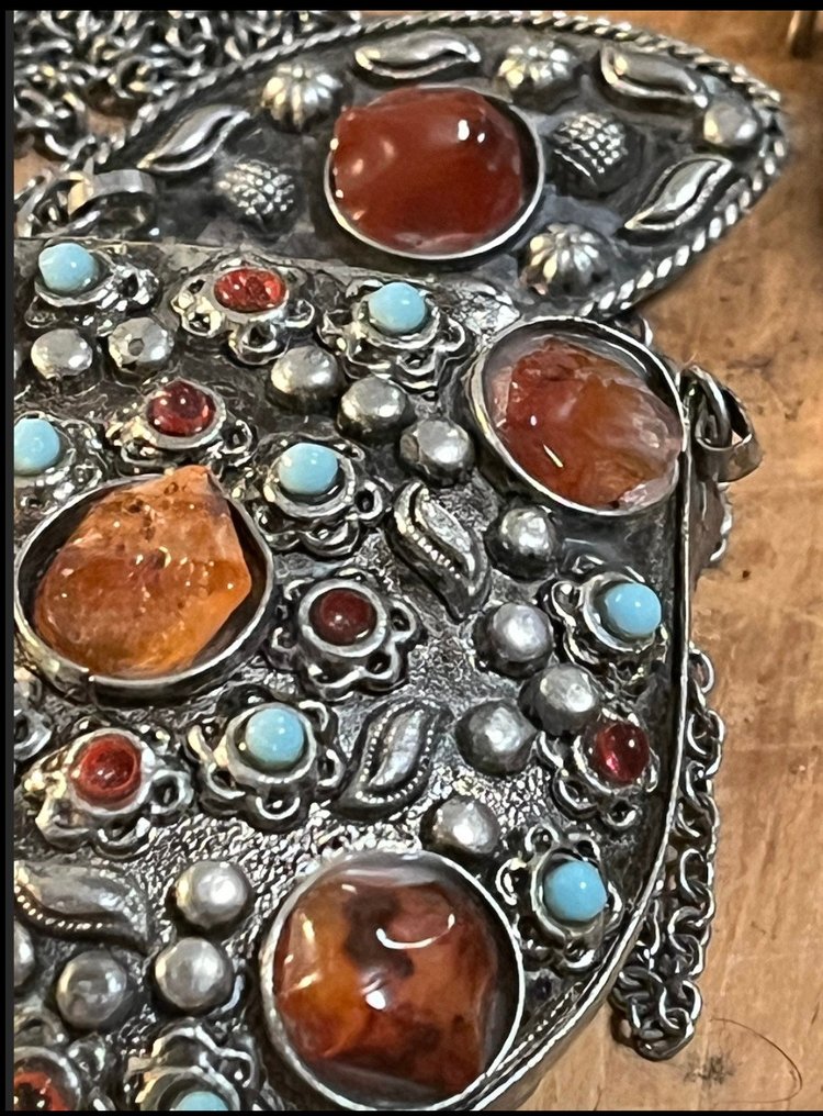 Marokkolainen kaulakoru, islamilainen taide, itämainen taide 1800- ja 1900-lukujen välillä. - orientalisti #4.3