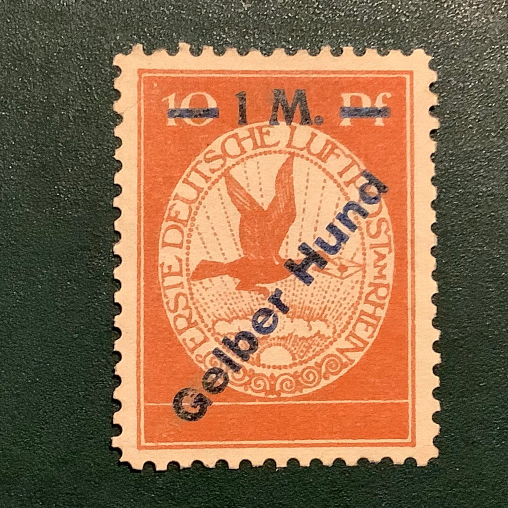 德意志帝国 1915 - 黄色的狗 - Michel IV #1.0