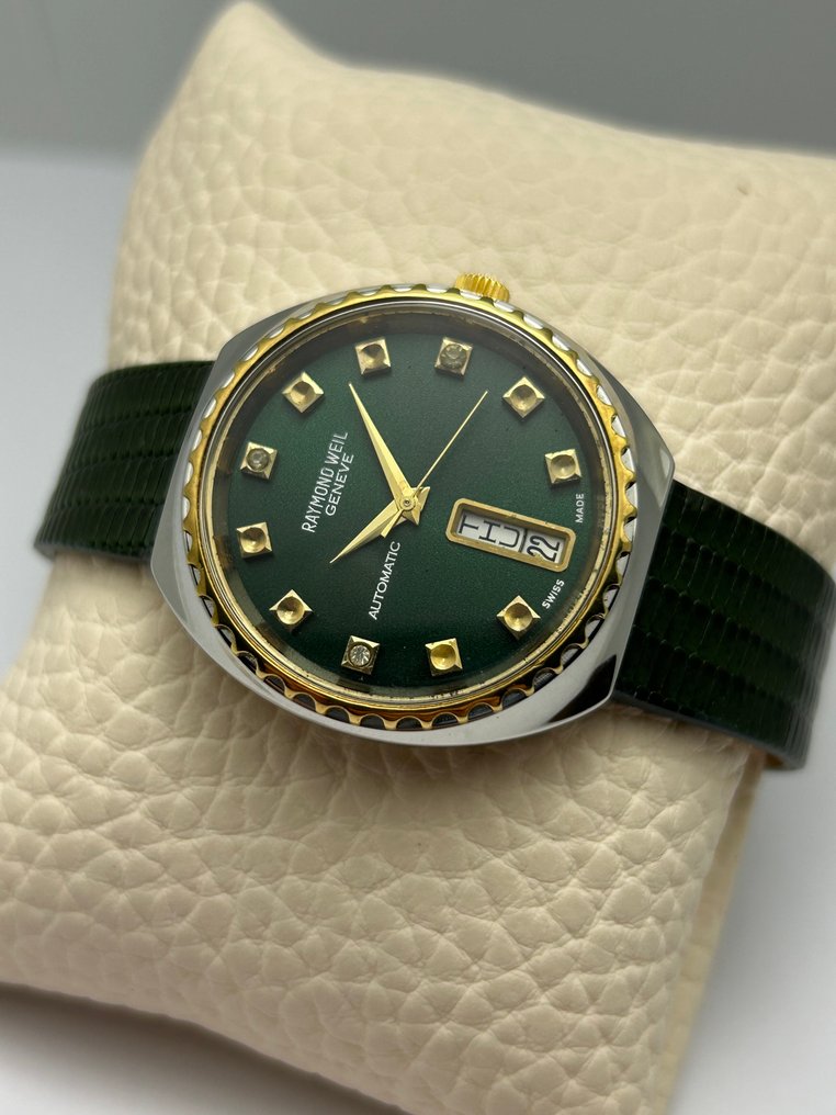Raymond Weil - Automatic Green Dial - Nincs minimálár - Férfi - 1970-1979 #1.0